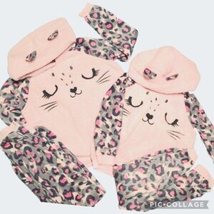 Girl's Cozy Matching PJ sets. Sz 6/6X & 10/12.